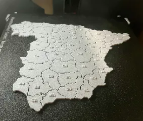 Puzzle mapa de España ( por provincias y por comunidades autonomas )