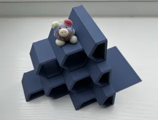 Hexagonal Bookends (Parametric)