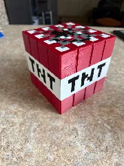 Minecraft TNT Piggy Bank