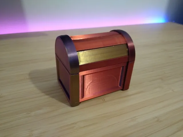 Treasure Chest Puzzle Box - Update! by 3D Printy | Download free STL ...