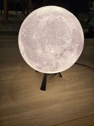 Designer Moon Lamp by Frank Deschner