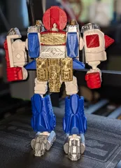 PrintABlok:Battlemecha Frame with basic pilot articulated kitbash model