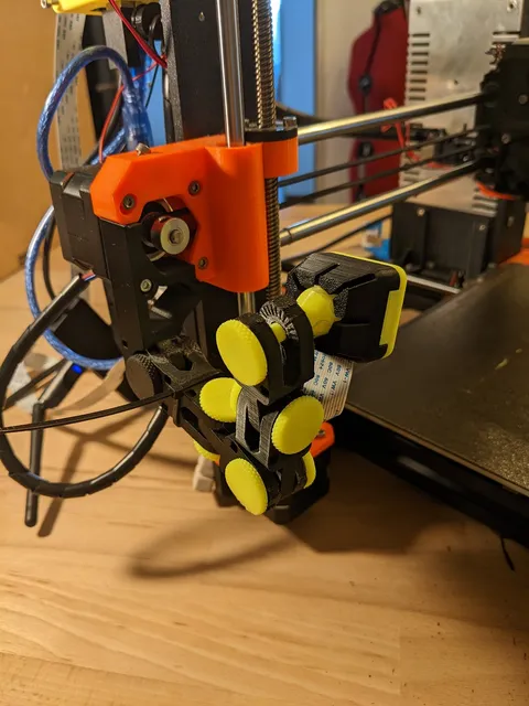 Make of Articulating Raspberry Pi Camera Mount for Prusa MK3 and MK2 by ...