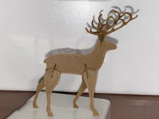 Christmas Deer kit card