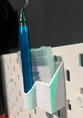 Deburring tool holder for IKEA Skadis