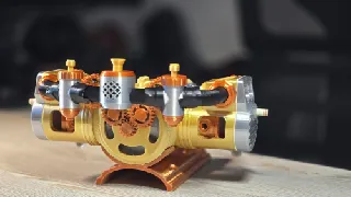 4 Stroke Flathead Boxer Engine