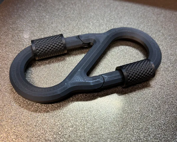 Single & Dual Locking Carabiner (Parametric) by squinn, Download free STL  model