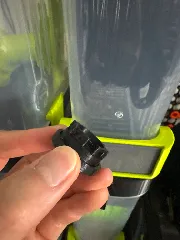 Stronger spring holder for compact spool auto-rewinder