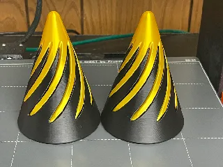 Spiral cone fidget toy