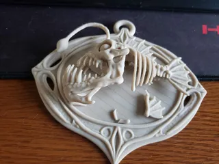 Anglerfish Skeleton Trophy - Fisherman Trophy