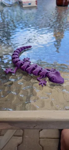 Low Poly Articulated Lizard by HexAxis3D | Download free STL model ...