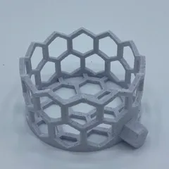 3D Printable Spray Can Holder for Honeycomb Storage Wall (70 mm Diameter)