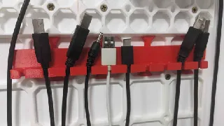 USB Cable Holder for Multiboard Using MultiConnect