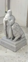 Daniel and the Lion Statue