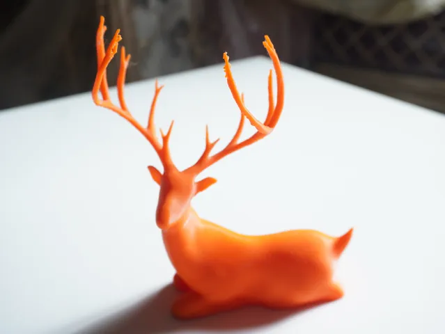 Laying Christmas Deer by FoxMckraut | Download free STL model ...
