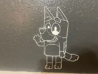 Bluey & Bingo 2D Wall Art