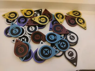 Mysterium Voting Tokens Double-sided