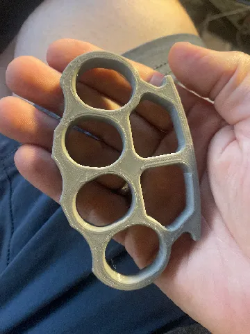 Brass Knuckles by Dengamleninja | Download free STL model | Printables.com