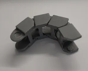 Cable Chain with Rounded Corners for Easier Printing