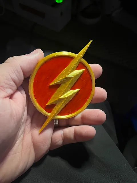 Make of Flash Logo Magnet by cyberdog1111 | Download free STL model ...