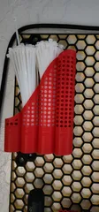Honeycomb Wall plastic zip holder