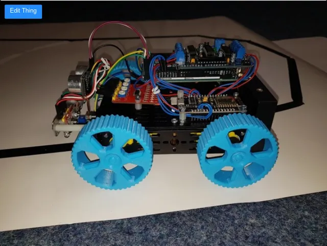 Make of Arduino Wheel customRS by Printmajstr | Download free STL model ...