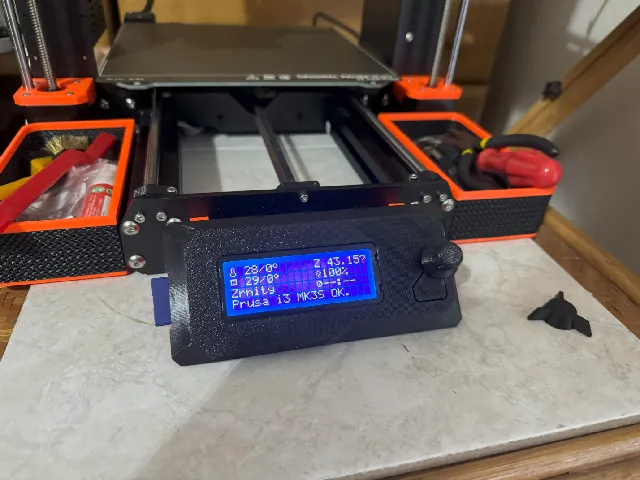 Make of PRUSA MK3 facelift display cover (MK4 Style) by Lukyynn ...