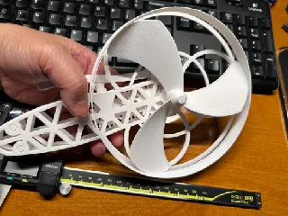 Squeeze Fan Ruggedized! (Not a solution to an electric fan!)