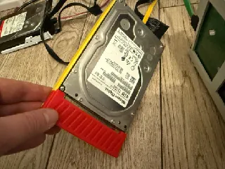Tool-less 3.5" Hard Drive Caddy/Sled for Supermicro Server (Press-Fit)(With 2.5 HDD/SSD Adapter)
