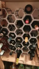 Modulares Weinflaschenregal