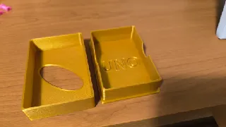 Box with lid for Uno Junior playing cards