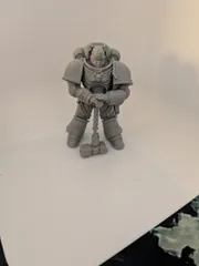 Grimdark Heavy Infantry Knight with Shock Hammer