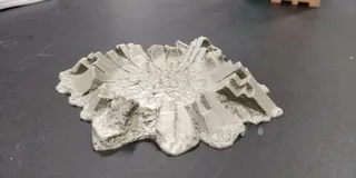 Battlefield craters