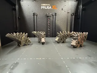 FlexiDinos Fünther the flexi Stegosaurus print in place articulated dinosaur (Günther 2025 update)