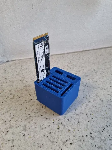 Gridfinity M.2 SSD Holder 1x1x5 by ALD | Download free STL model ...