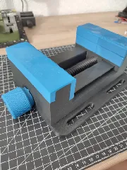 Large Machine Vise with Trapezoidal Thread