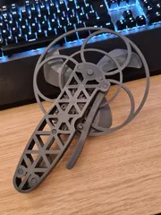 Squeeze Fan Ruggedized! (Not a solution to an electric fan!)