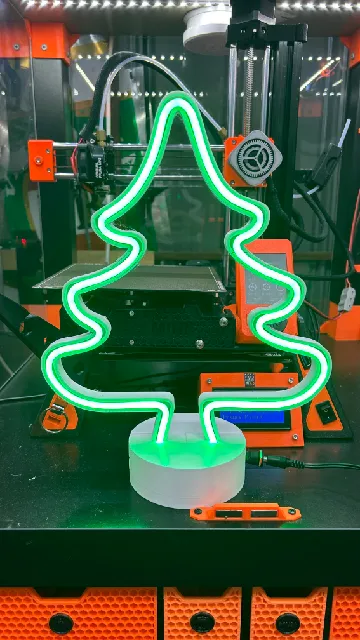 Make of Neon LED Rope Light Tree with Stand by Billd | Download free ...