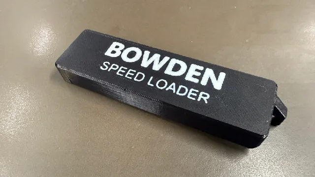 Bowden Speed Loader with FILAMENT GUIDE & LOGOS | REMIX by Print-Head ...