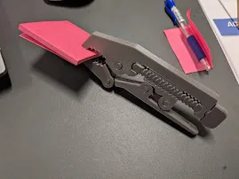 Vise Grip Print in Place