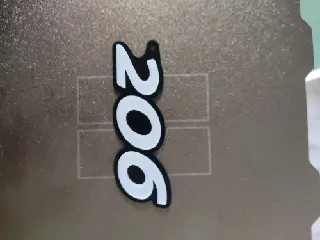 Peugeot 206 Keychain