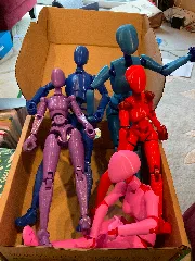 CARBON 13 Printable Jointed Figure - Type F - Beta files