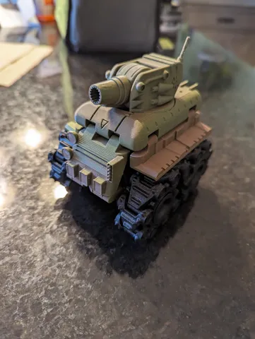 Print in place tank body (FAB365 style) by TeachingTech | Download free ...