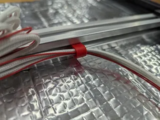 Sprung wire management clips for 2020 profile
