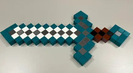 Minecraft Diamond Sword by WF3D