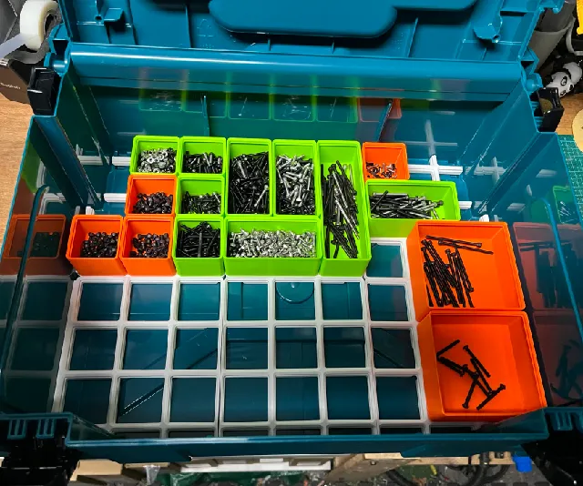 Make of Actually Parametric Gridfinity – Base Grid + Bins by 3DPrintsBF ...