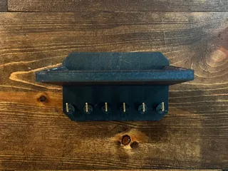 Wall mounted wallet tray and key holder