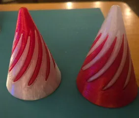 Spiral cone fidget toy