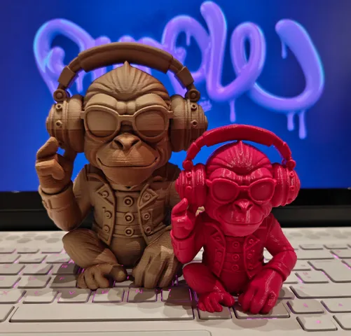 DJ Monkey by Stigern | Download free STL model | Printables.com
