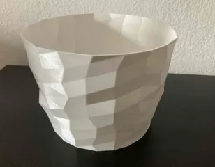 Parametric desktop trash can
